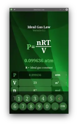 Ideal Gas Law android App screenshot 2