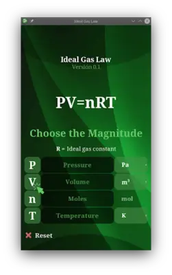 Ideal Gas Law android App screenshot 3